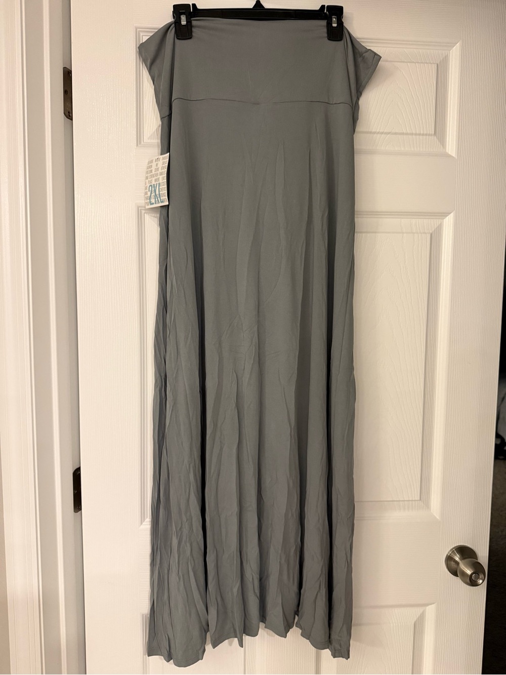 LuLaRoe Light Gray Maxi Skirt